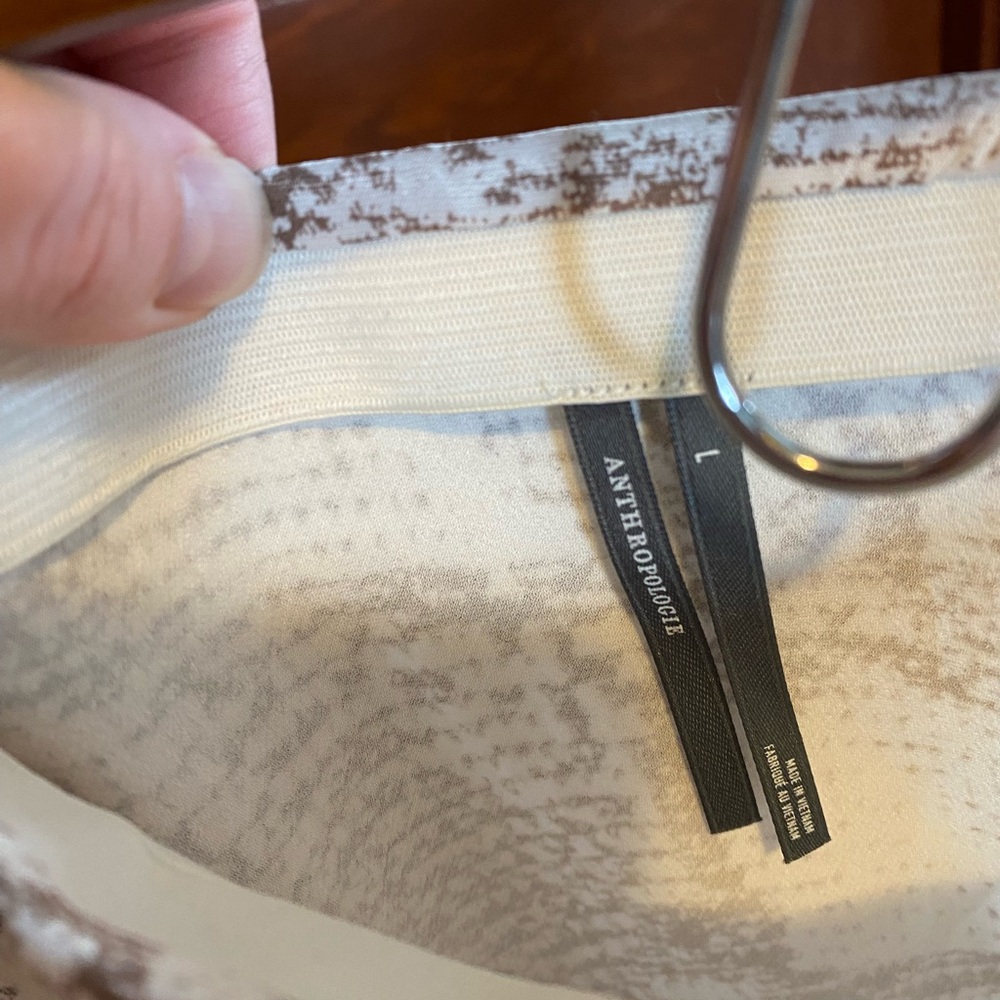 Anthropologie Tilda Neutral Snake Print Maxi Skirt - Picture 6 of 9